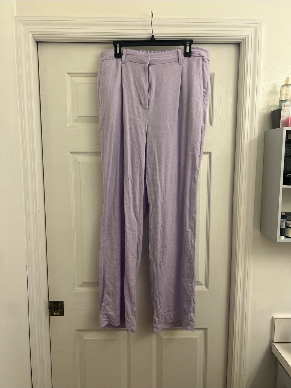Light Lavender Wonen’s Linen Pants